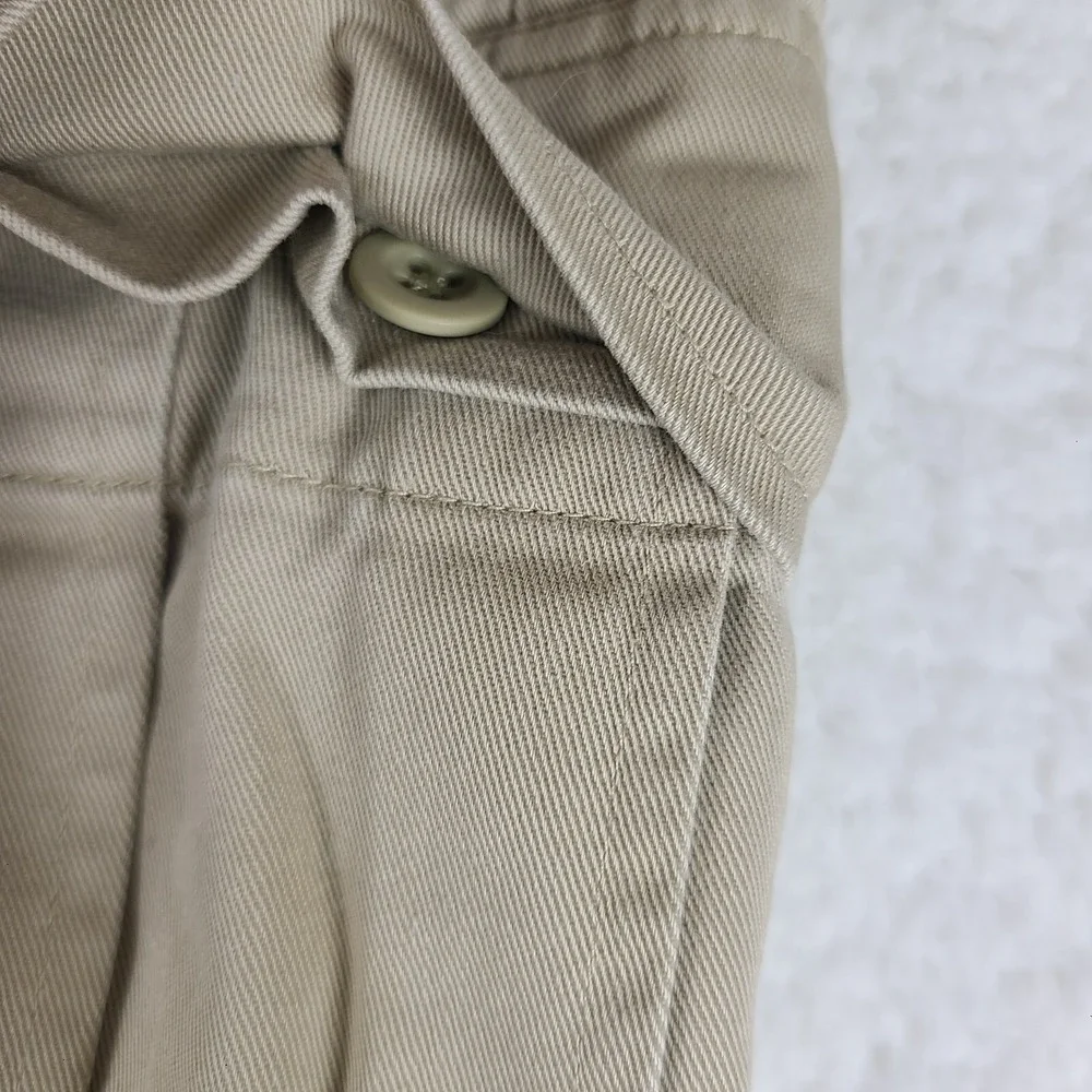 Polo‎ Ralph Lauren Cargo Pants Mens 36x30 Beige 100% Cotton Trousers Slacks VTG